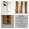Hanglage Weinregal-Hanglage Mini-Weinregal aus Holz für die Wand-einfache Montage in 4 Schritten