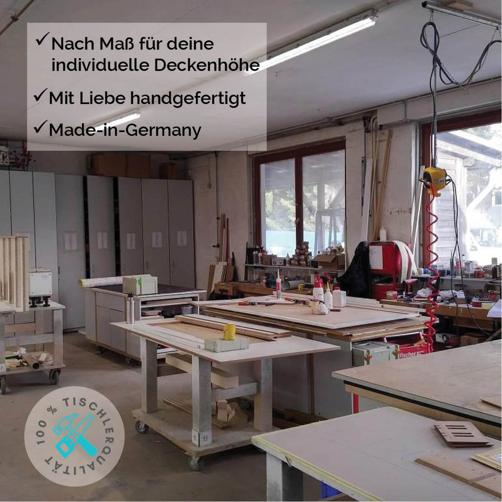 Hanglage Weinregal-Tischlerei-Made in Germany-mit Liebe handgefertigt-nach Maß für deine Deckenhöhe