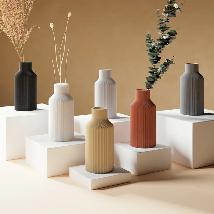 6 Vasen Flasche von dennismaass in verschiedenen farben